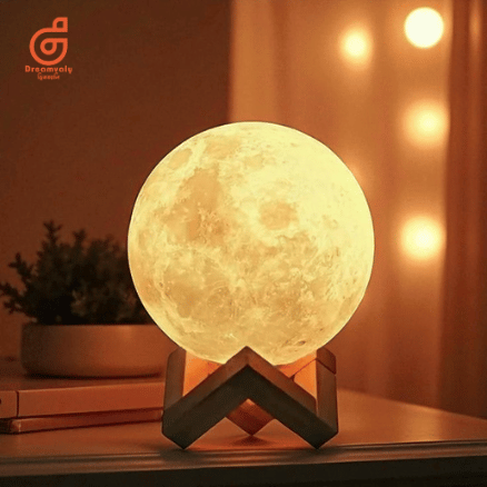 3D Printed Moon Starry Sky Lights-Dreamvaly